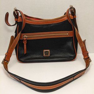 Dooney & Bourke Pebble Grain Piper Crossbody Black STYLE# R1137